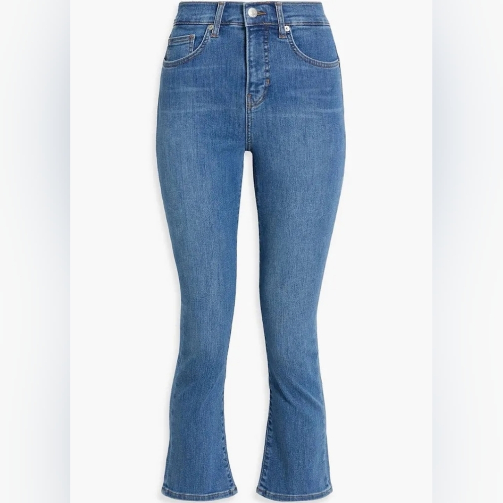 Veronica Beard Carly High-Rise Kick Flare Jeans 27